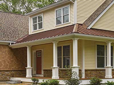 Residential home with CertainTeed siding
