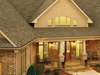 Residential home with GAF shingles